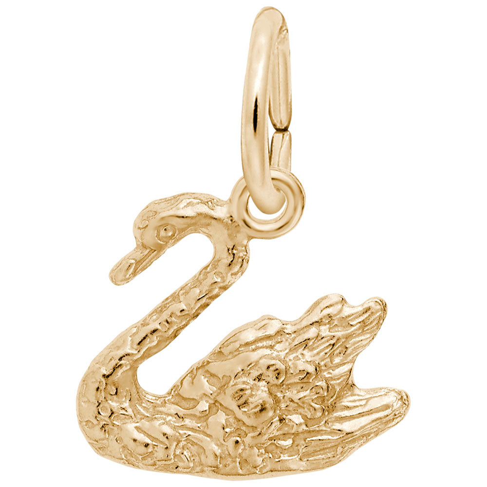 Elegant Swan Charm for Bracelets - Perfect Gift for Bird Lovers 1578