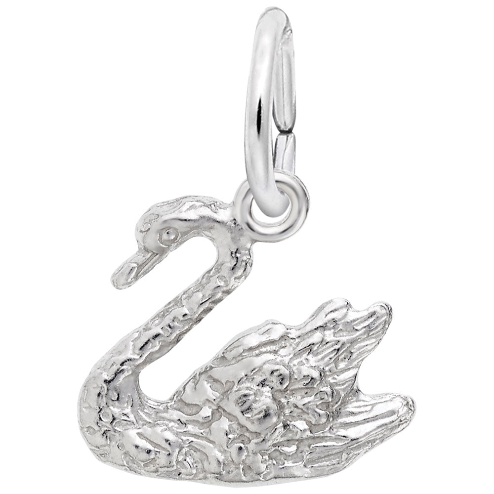 Elegant Swan Charm for Bracelets - Perfect Gift for Bird Lovers 1578