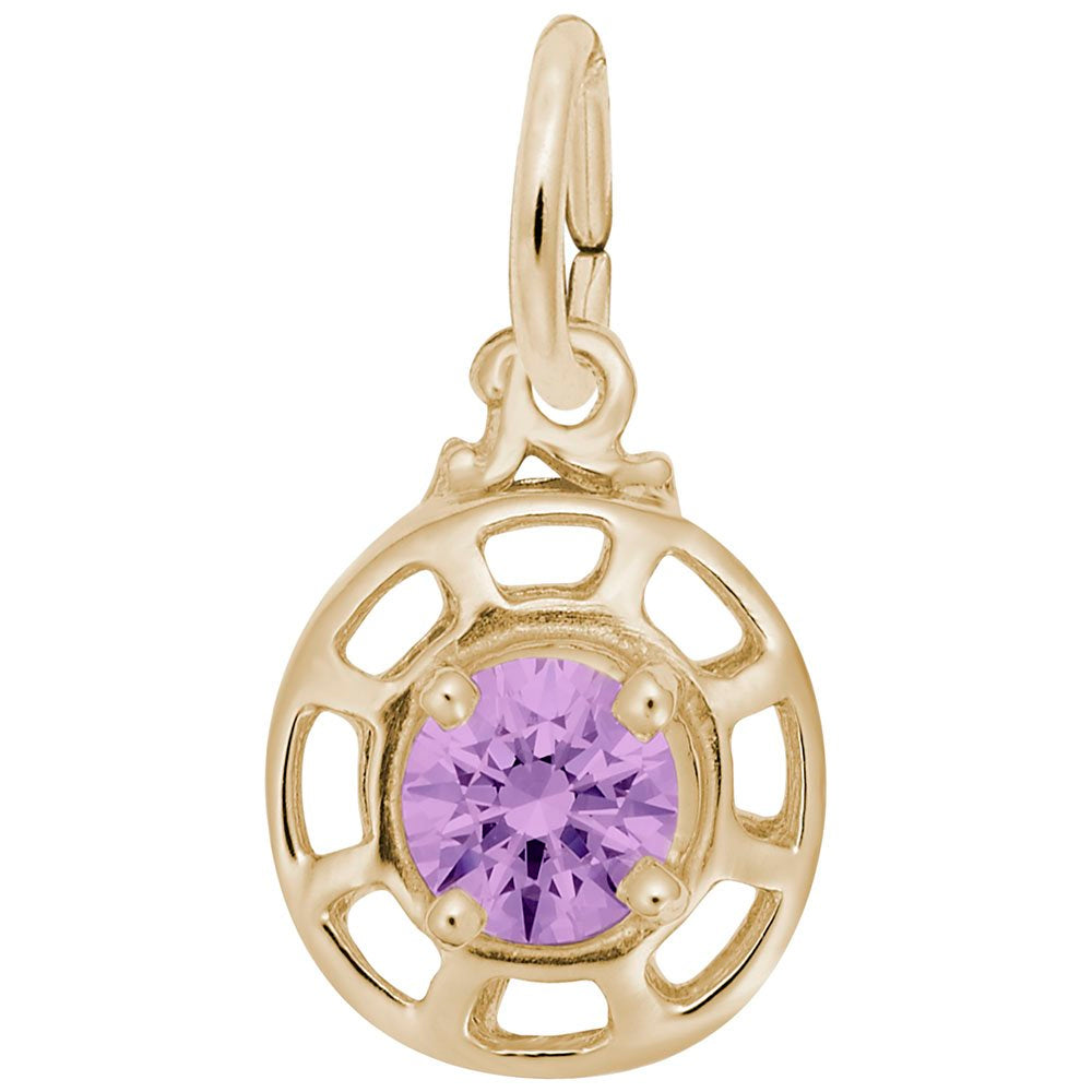 Insightful February Baby Charm - Celebrate Family & Friendship 1580-002