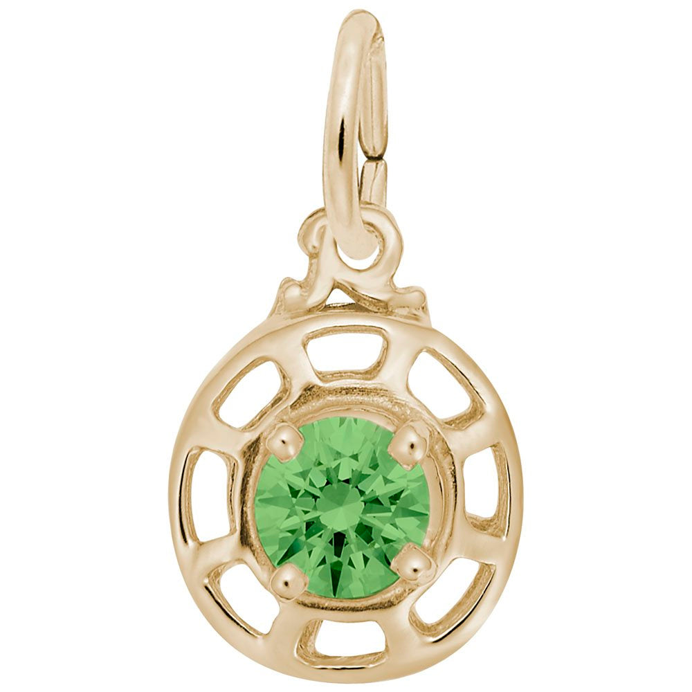 Insightful August Baby Charm - Family & Friendship Jewelry Gift 1580-008