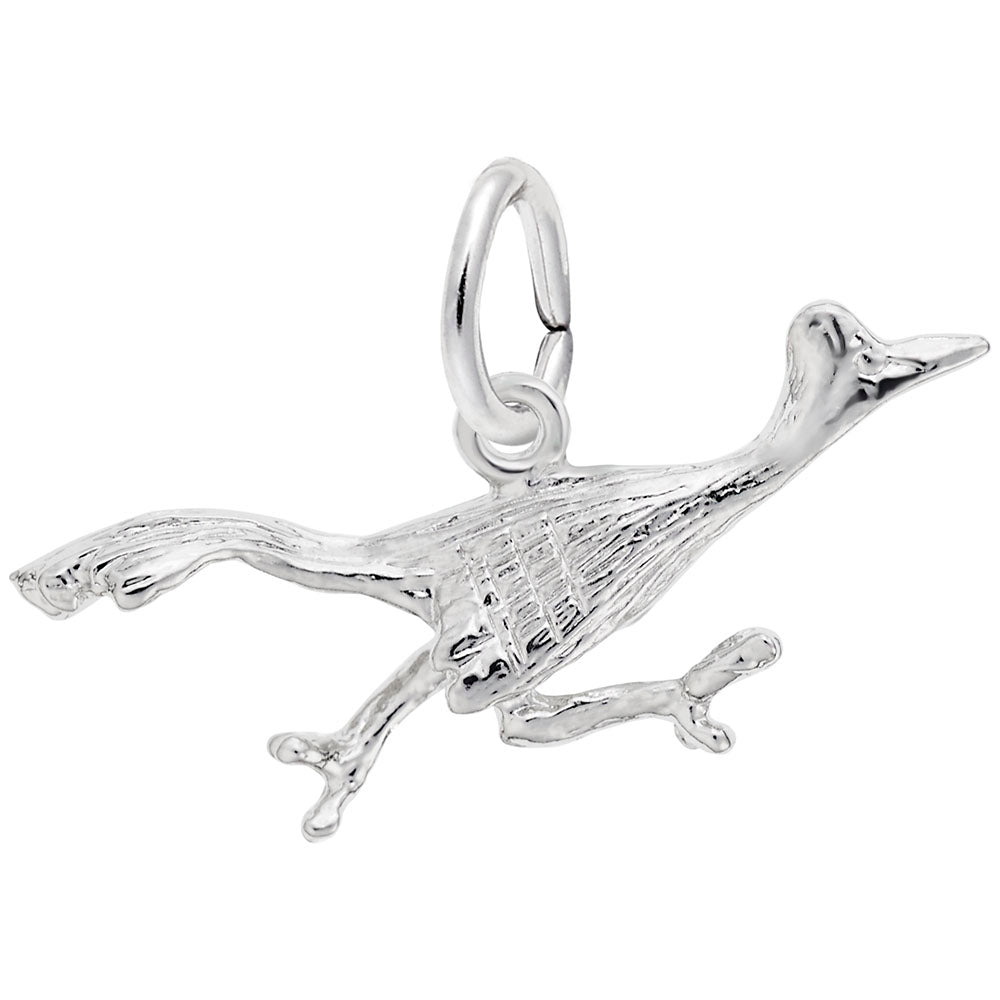 Charming Road Runner Bird Pendant - Unique Animal Jewelry Gift 1585