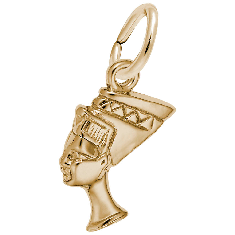 Queen Nefertiti Charm - Egyptian Travel Jewelry for Collectors 1589