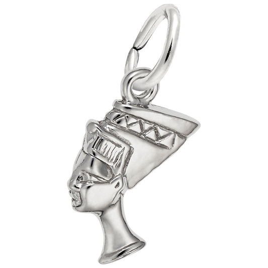 Queen Nefertiti Charm - Egyptian Travel Jewelry for Collectors 1589