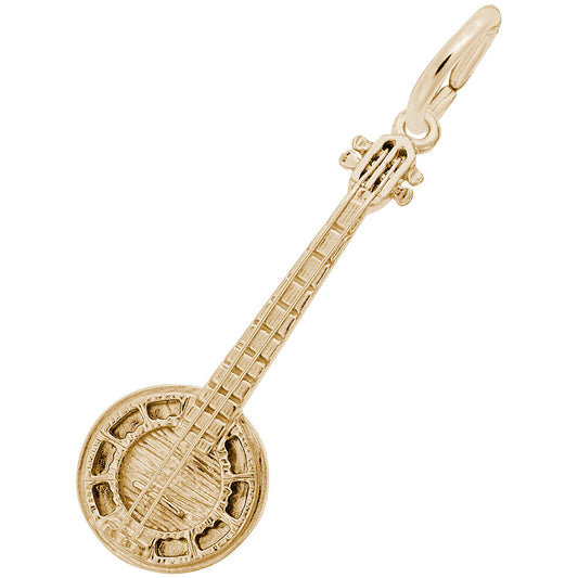 Handcrafted Banjo Charm for Music Lovers - Unique Jewelry Gift 1598