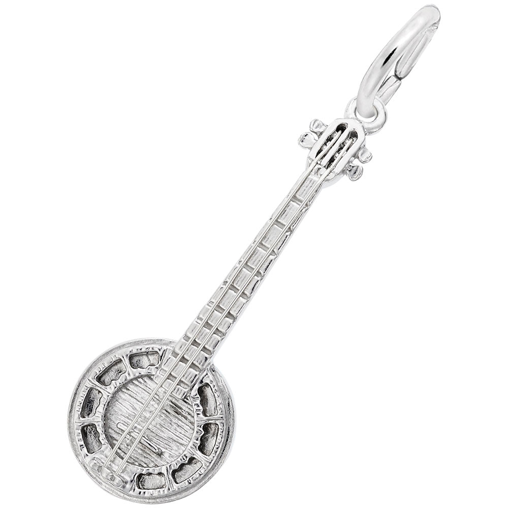 Handcrafted Banjo Charm for Music Lovers - Unique Jewelry Gift 1598