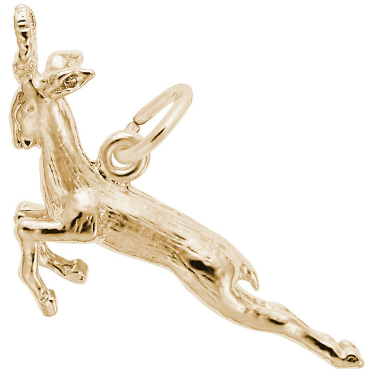 Antelope Charm for Bracelets - Unique Animal Jewelry Gift 1612