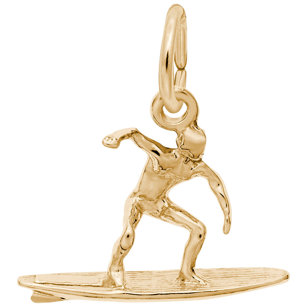 California Surfer Charm - Beach Vibes Jewelry for Ocean Lovers 1613
