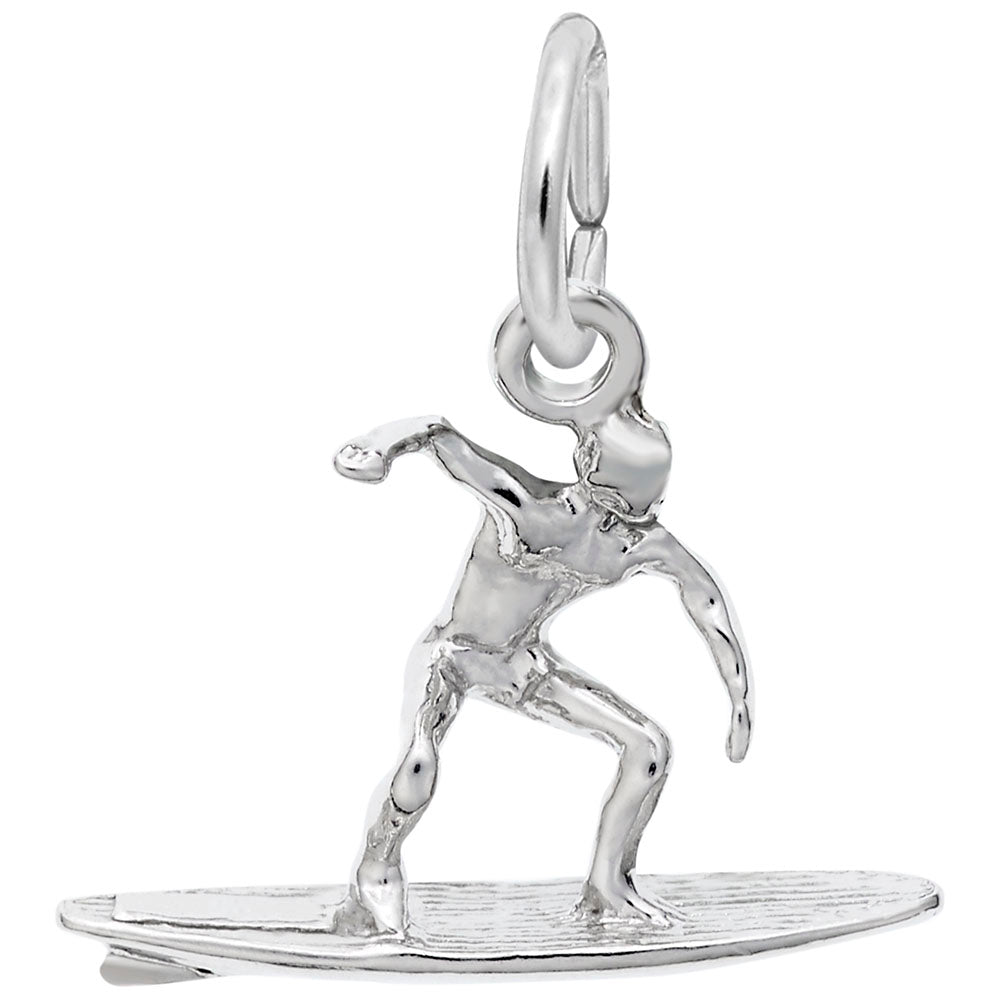 California Surfer Charm - Beach Vibes Jewelry for Ocean Lovers 1613