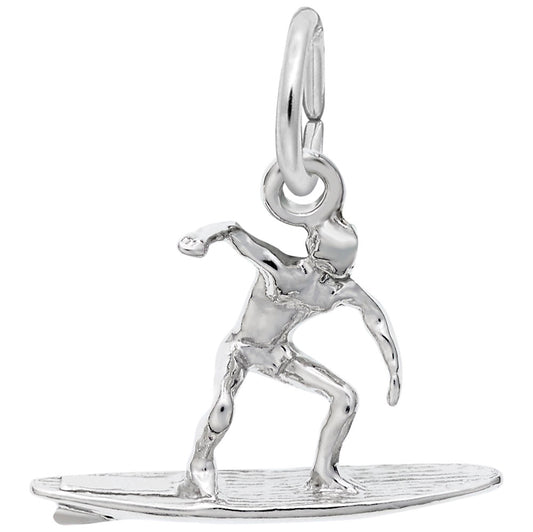 California Surfer Charm - Beach Vibes Jewelry for Ocean Lovers 1613