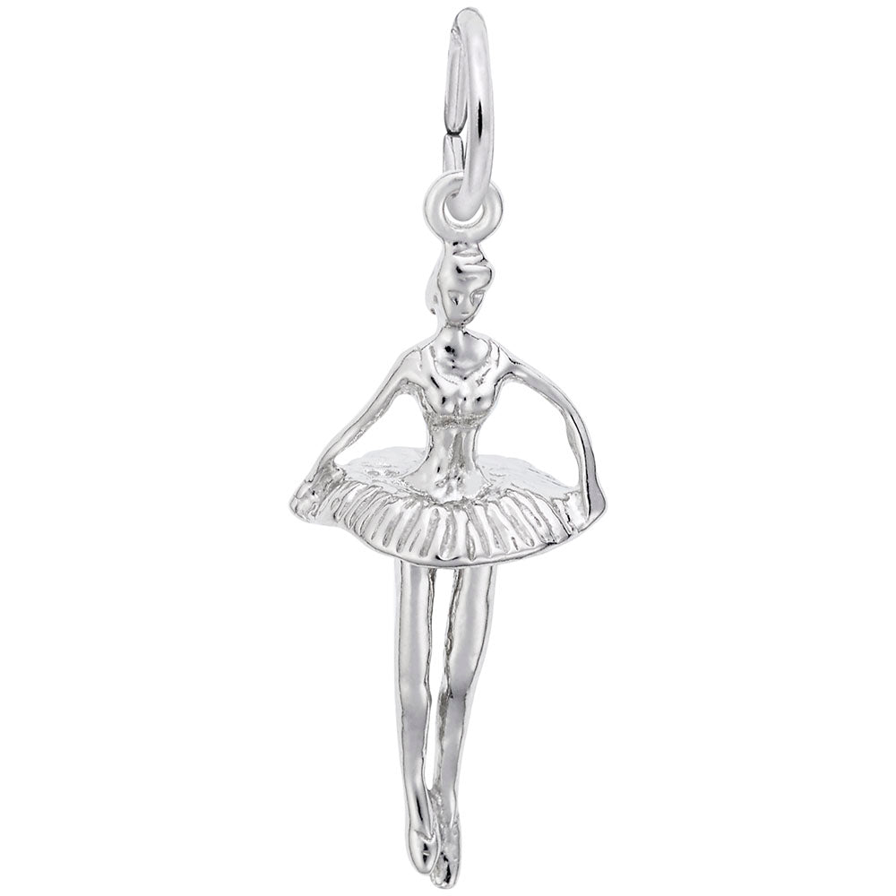 Pointed Toes Ballet Dancer Charm - Elegant Dance Jewelry Gift 1614