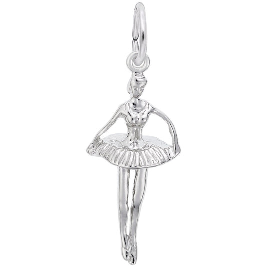 Pointed Toes Ballet Dancer Charm - Elegant Dance Jewelry Gift 1614