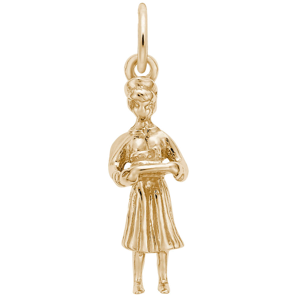 Sterling Silver Nurse Charm for Medical Professionals & Gifts 1616