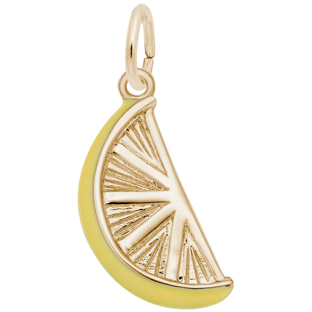 Lemon Slice Charm - Cute Citrus Jewelry for Food Lovers 1643
