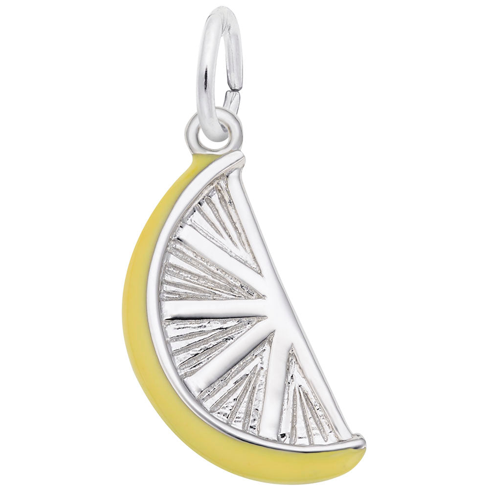 Lemon Slice Charm - Cute Citrus Jewelry for Food Lovers 1643