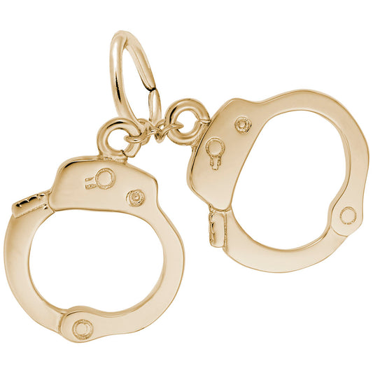 Handcuffs Charm for Law Enforcement & Police Enthusiasts 1646