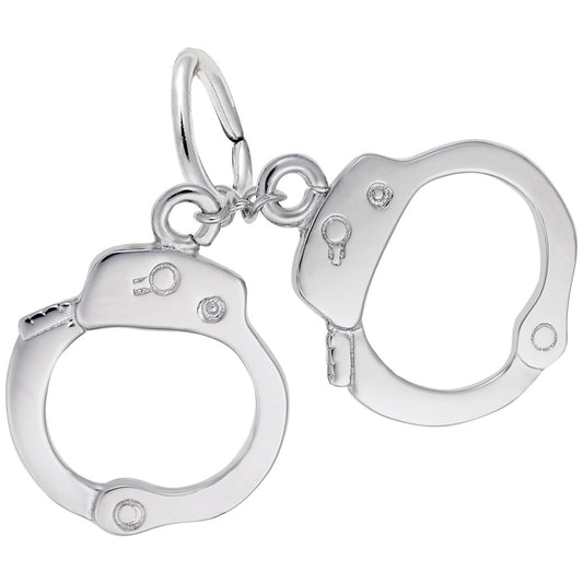 Handcuffs Charm for Law Enforcement & Police Enthusiasts 1646