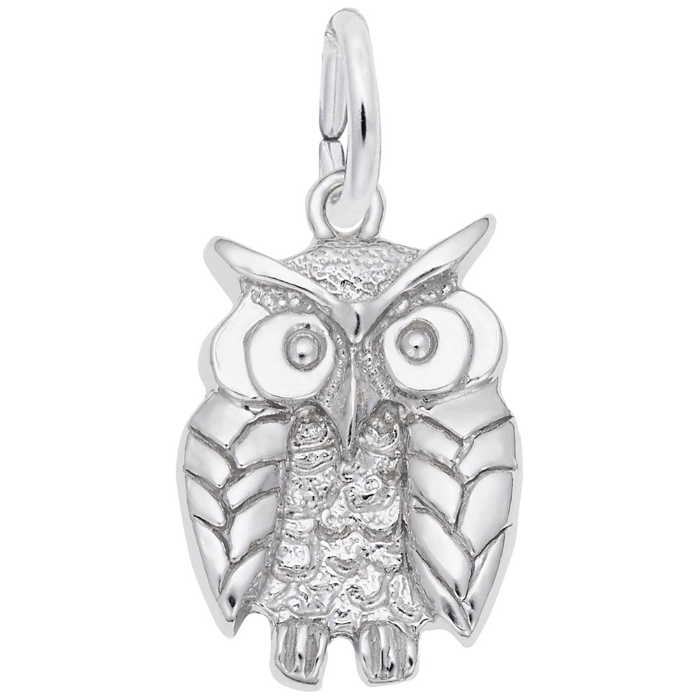 Wise Owl Graduation Charm - Celebrate Achievements with Style 1673