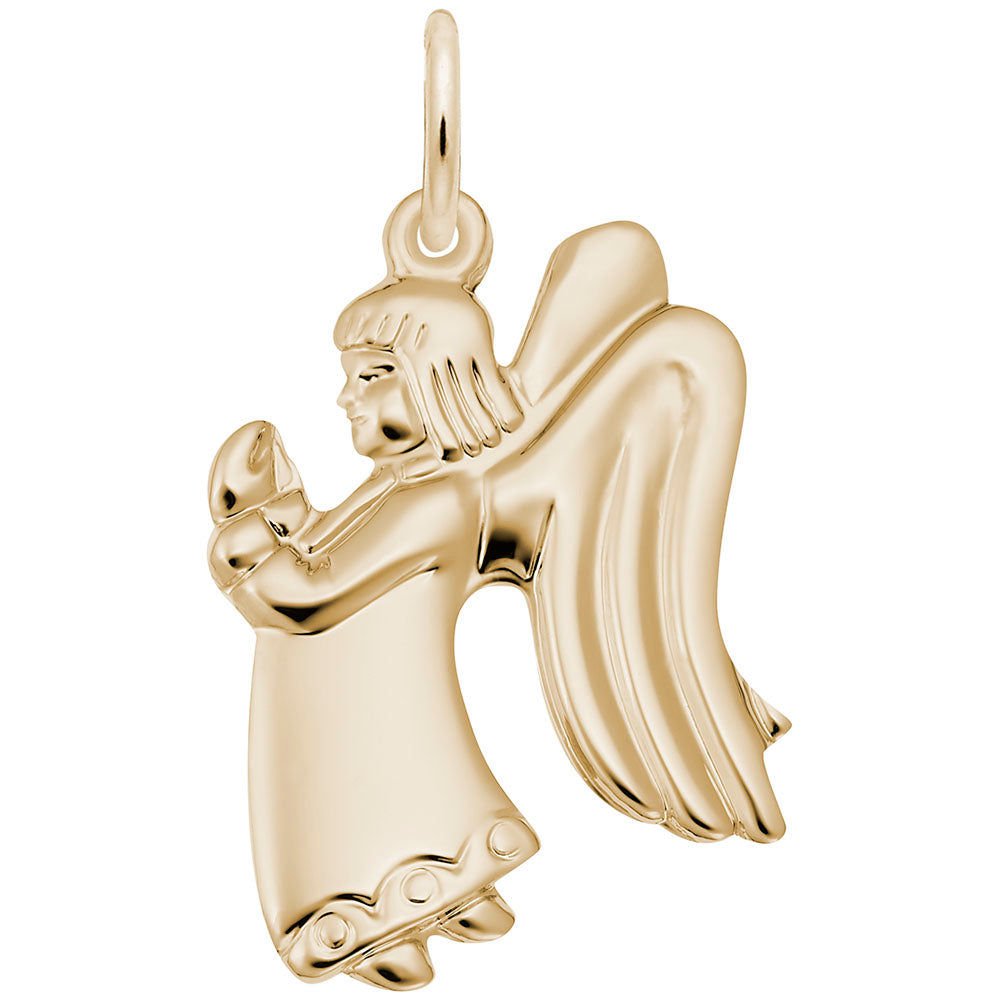 Flat Praying Angel Girl Charm for Sympathy & Love Gifts 1678