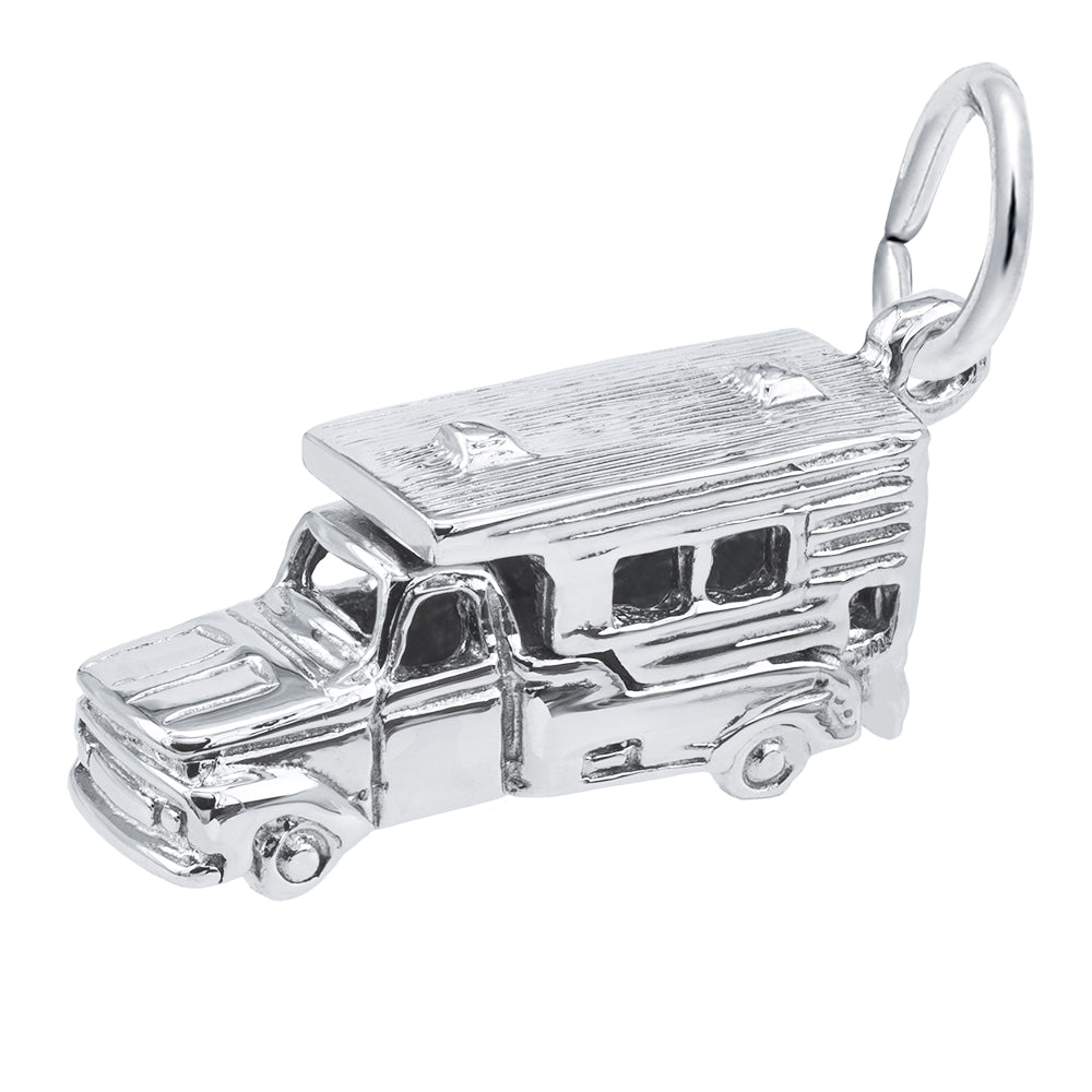 New Pickup Camper Charm for Travel Enthusiasts - Rembrandt Charms 1679