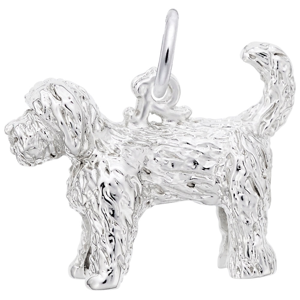 Goldendoodle Dog Charm - Adorable Pet Jewelry for Dog Lovers 1977