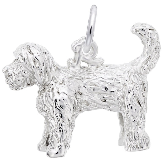 Labradoodle Dog Charm - Adorable Pet Jewelry for Dog Lovers 1694