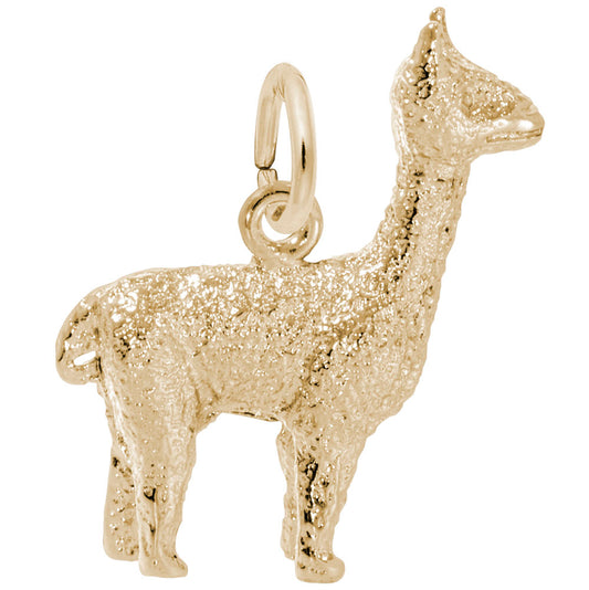Charming Alpaca Pendant - Unique Zoo Animal Jewelry for Pet Lovers 1696