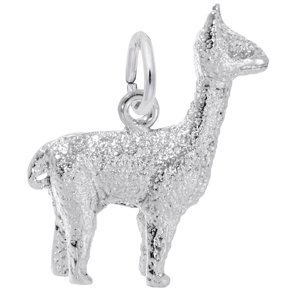 Charming Alpaca Pendant - Unique Zoo Animal Jewelry for Pet Lovers 1696