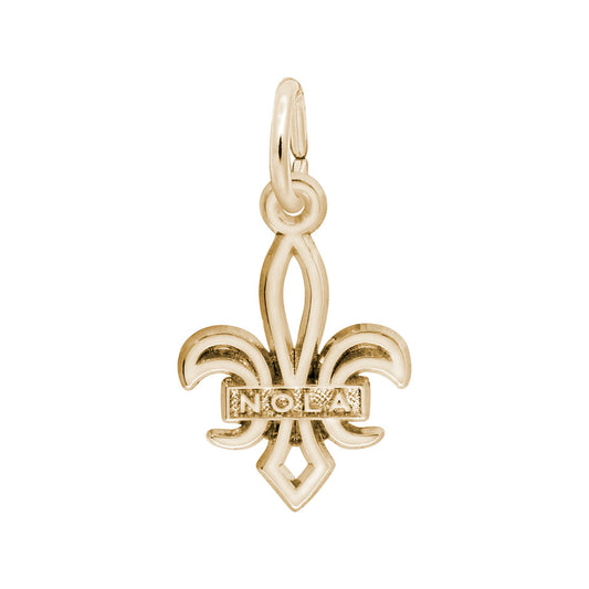 Elegant NOLA Fleur de Lis Charm for Travel Lovers - Rembrandt 1697