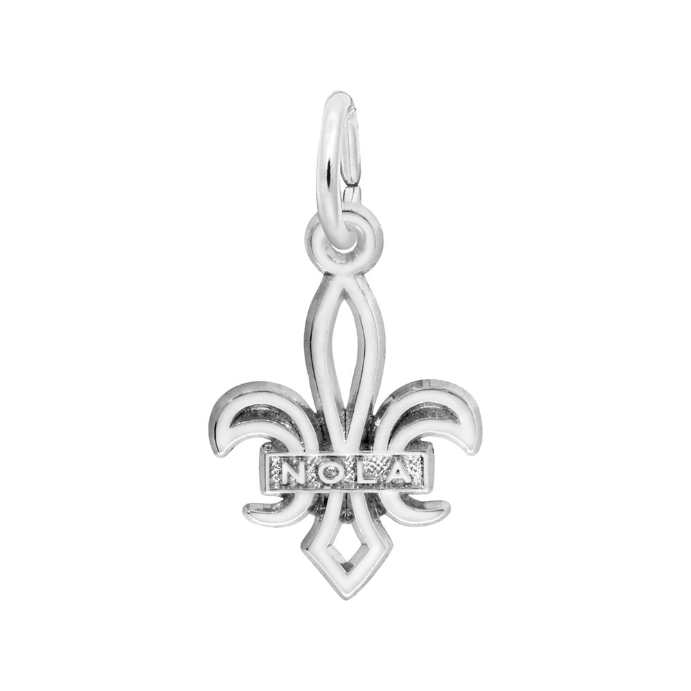 Elegant NOLA Fleur de Lis Charm for Travel Lovers - Rembrandt 1697