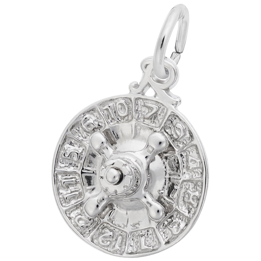 Good Luck Roulette Wheel Charm for Gamers - Rembrandt Charms 1709