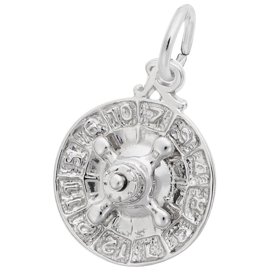 Good Luck Roulette Wheel Charm for Gamers - Rembrandt Charms 1709