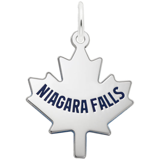 Niagara Falls Maple Leaf Large Charm for Travel Lovers 1710