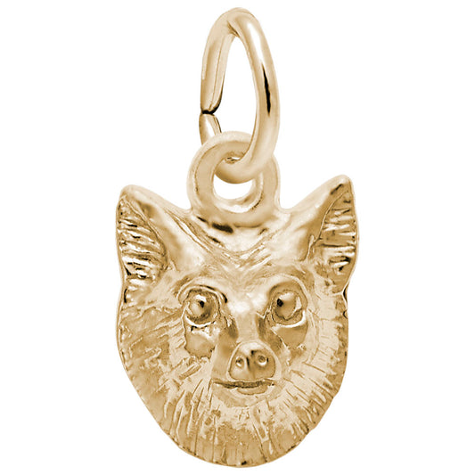 Charming Fox Head Pendant - Unique Animal Jewelry for Pet Lovers 1716