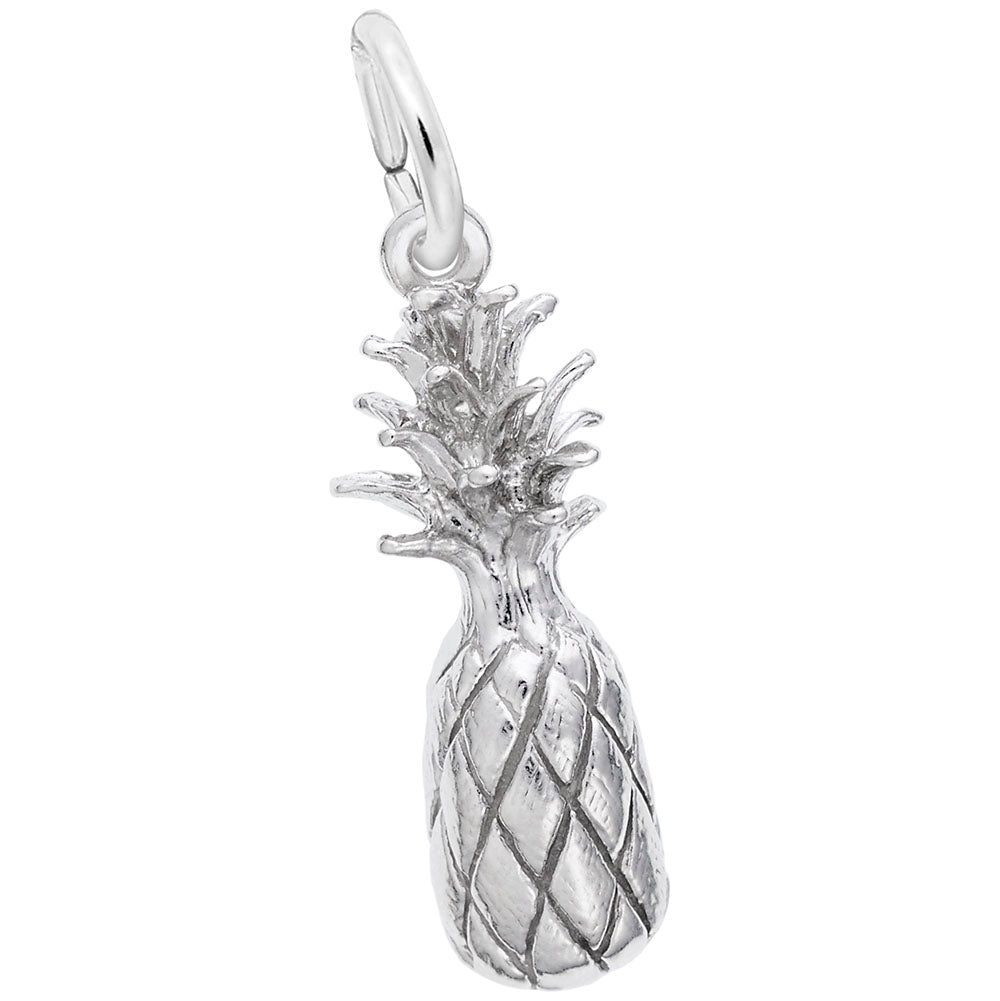 Hawaii Pineapple Charm - Tropical Travel Jewelry Accessory 1726