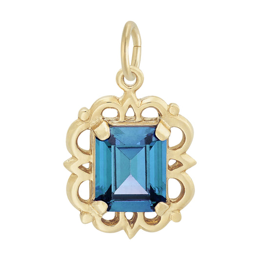 December Birthstone Pendant Charm - Celebrate Your Special Day 1729-012