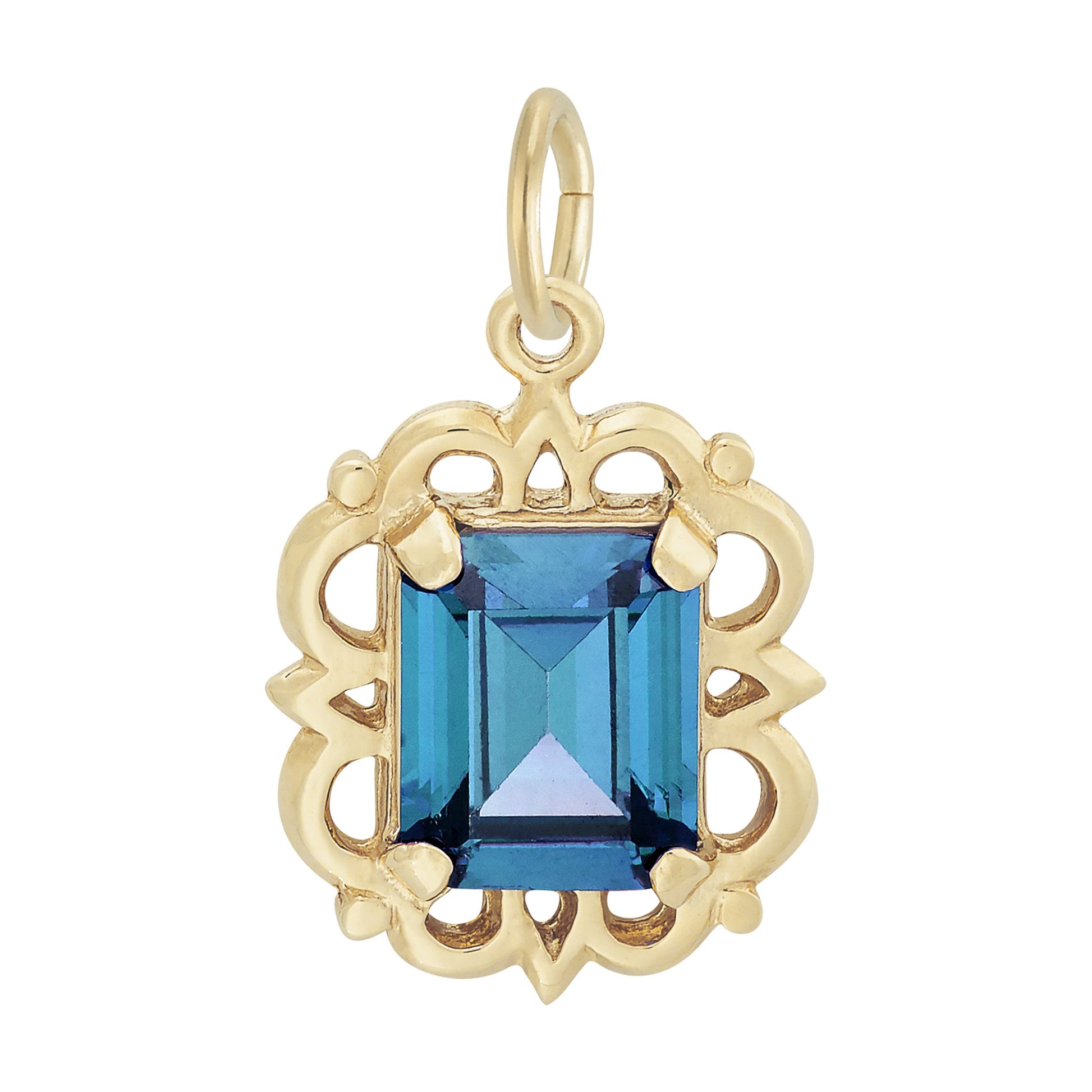 December Birthstone Pendant Charm - Celebrate Your Special Day 1729-012