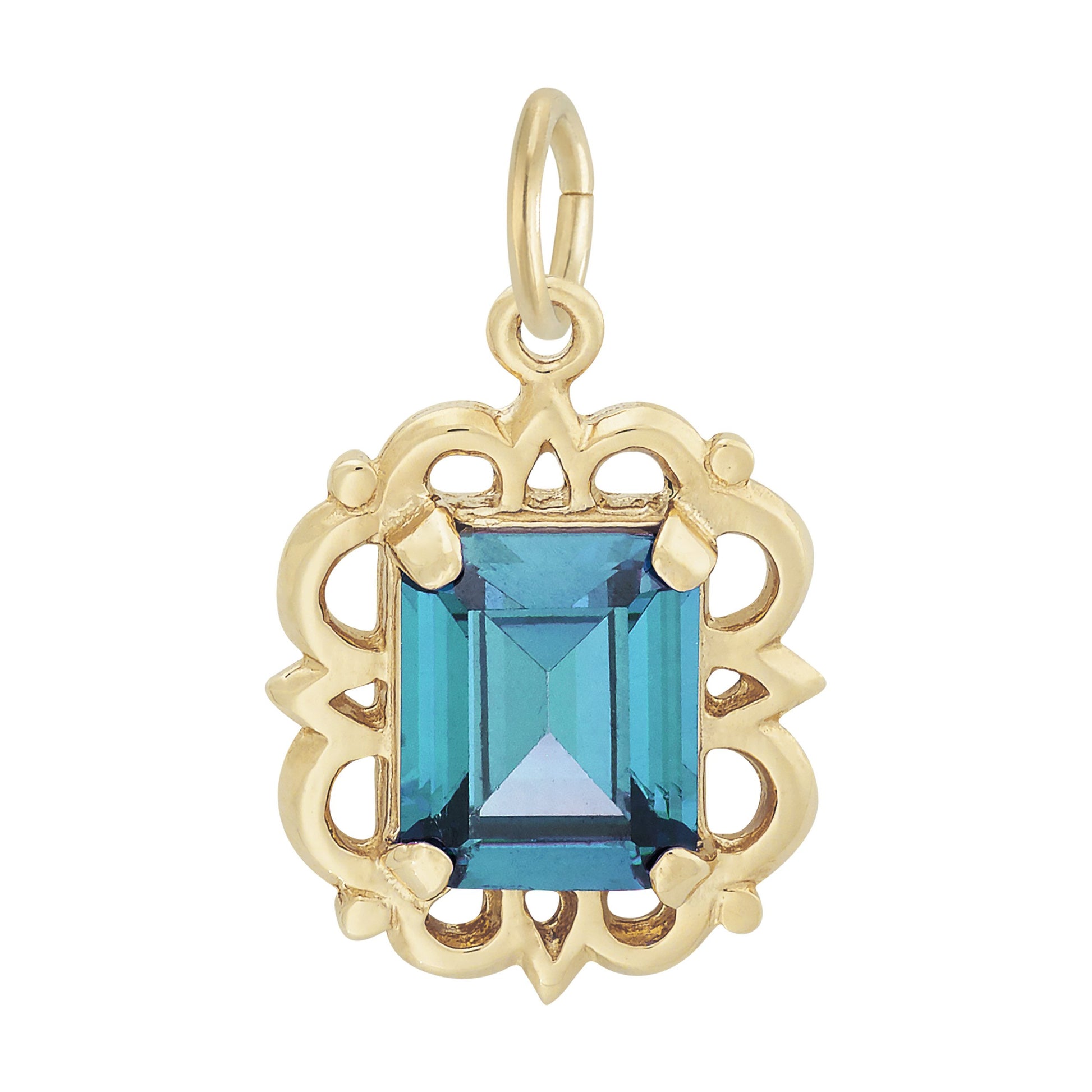 March Birthstone Pendant Charm - Celebrate Your Special Day 1729-003