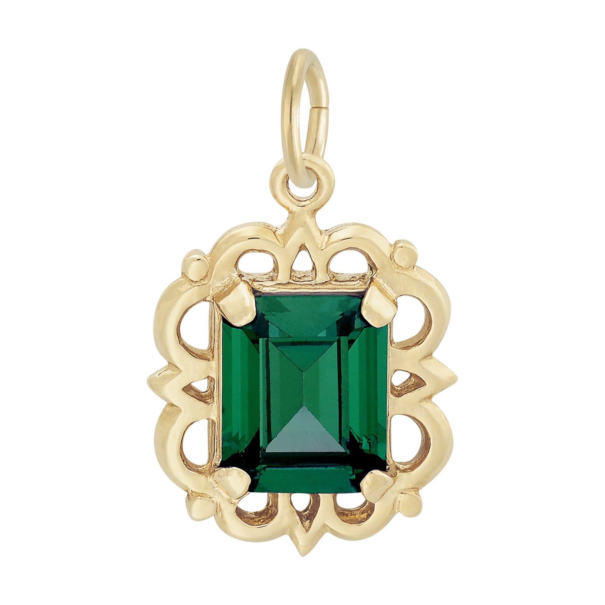 May Birthstone Pendant Charm for Birthday Celebrations - Rembrandt 1729-005
