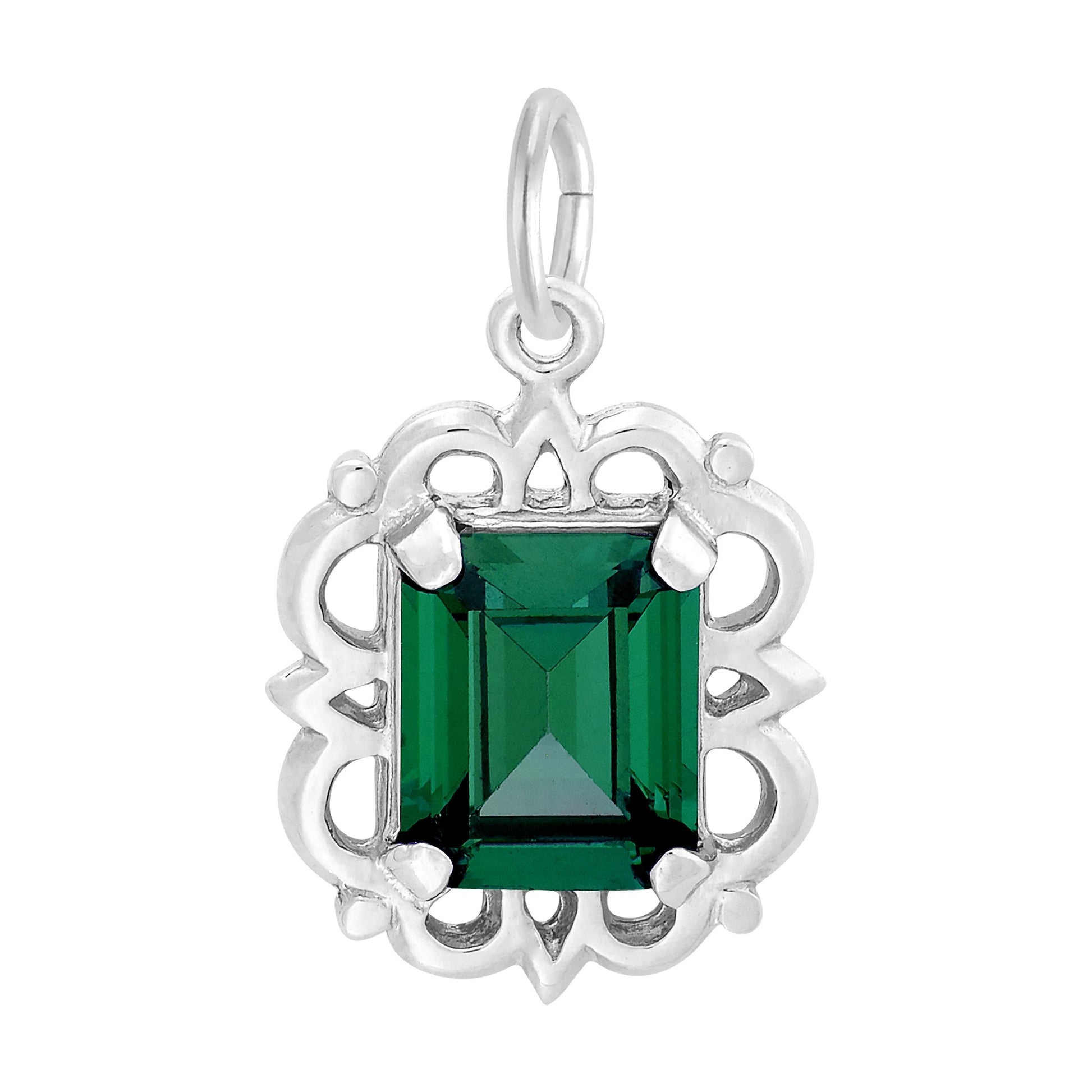 May Birthstone Pendant Charm for Birthday Celebrations - Rembrandt 1729-005