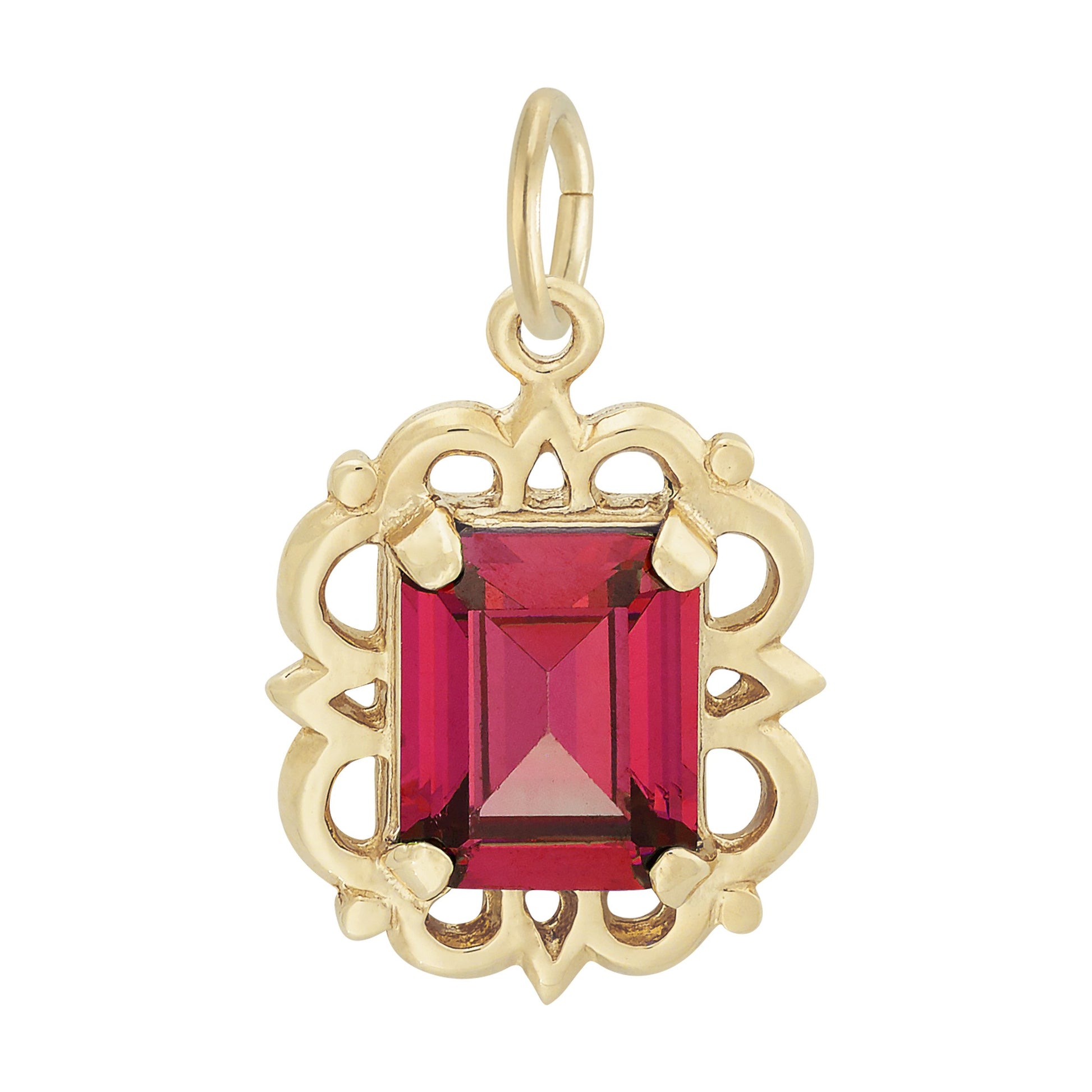 July Birthstone Pendant Charm - Celebrate Your Special Day 1729-007