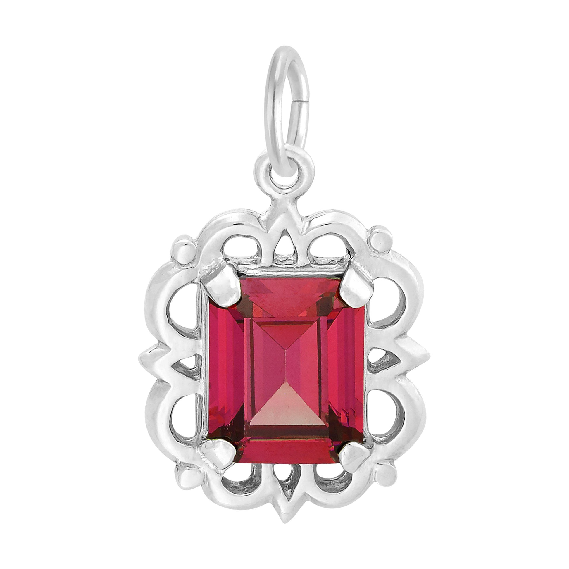 July Birthstone Pendant Charm - Celebrate Your Special Day 1729-007