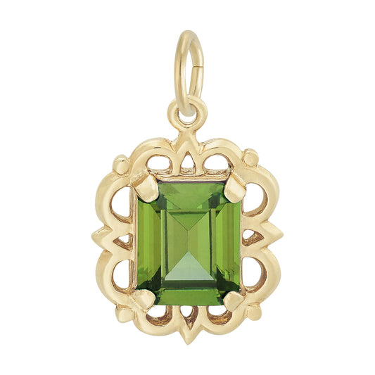 August Birthstone Pendant Charm - Celebrate Your Special Day 1729-008