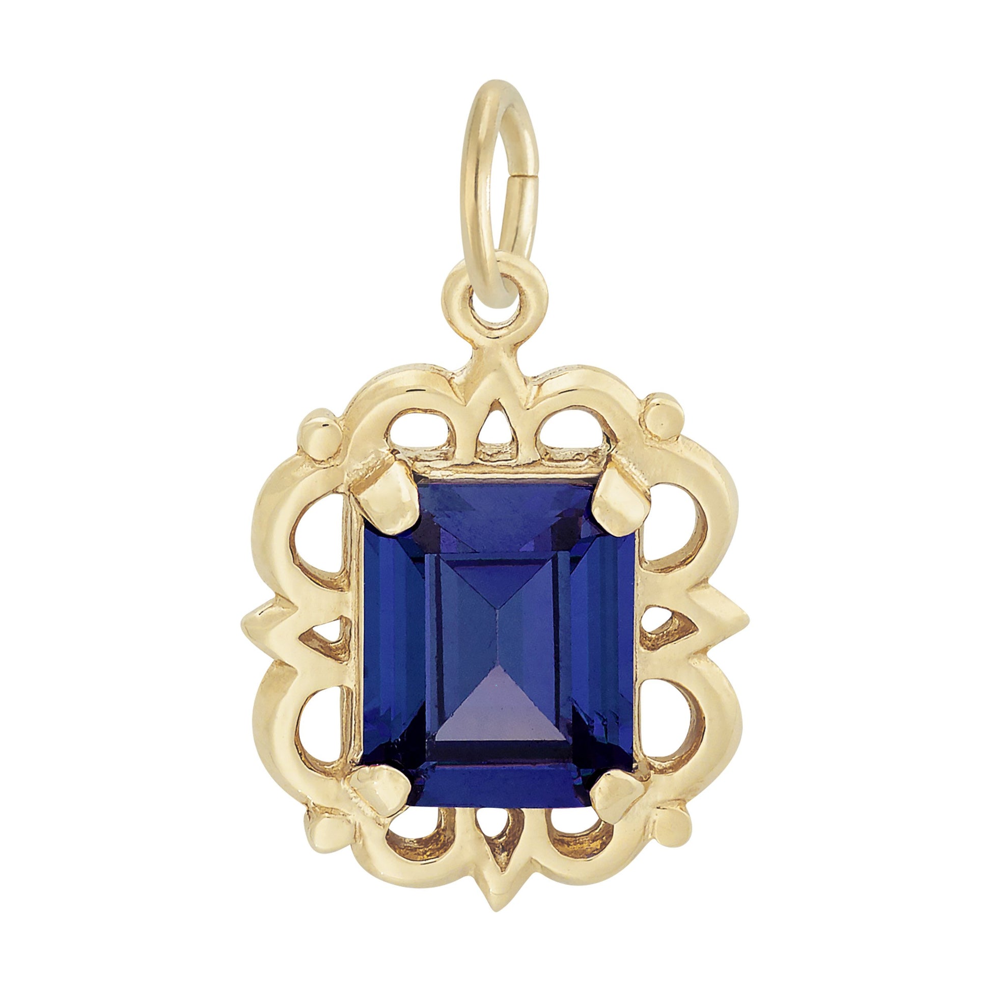 September Birthstone Pendant Charm for Birthday Celebrations 1729-009