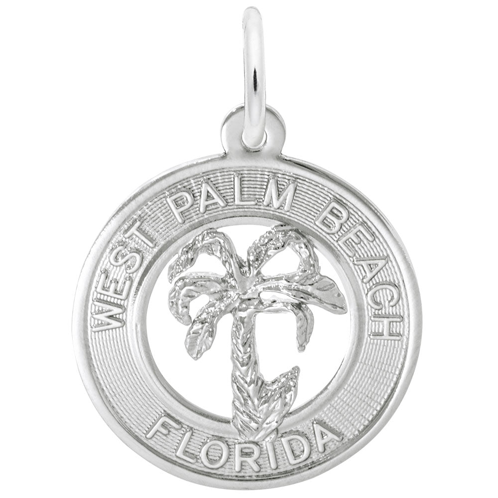 West Palm Beach Florida Charm - Travel Souvenir Jewelry Gift 1755