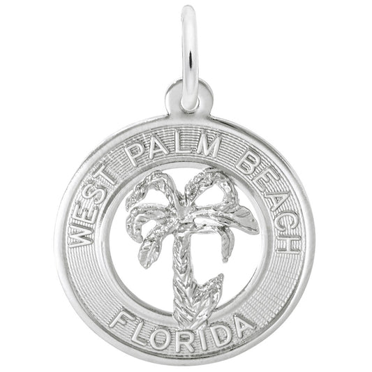West Palm Beach Florida Charm - Travel Souvenir Jewelry Gift 1755