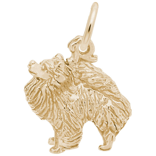 Adorable Pomeranian Dog Charm - Perfect Gift for Pet Lovers 1758