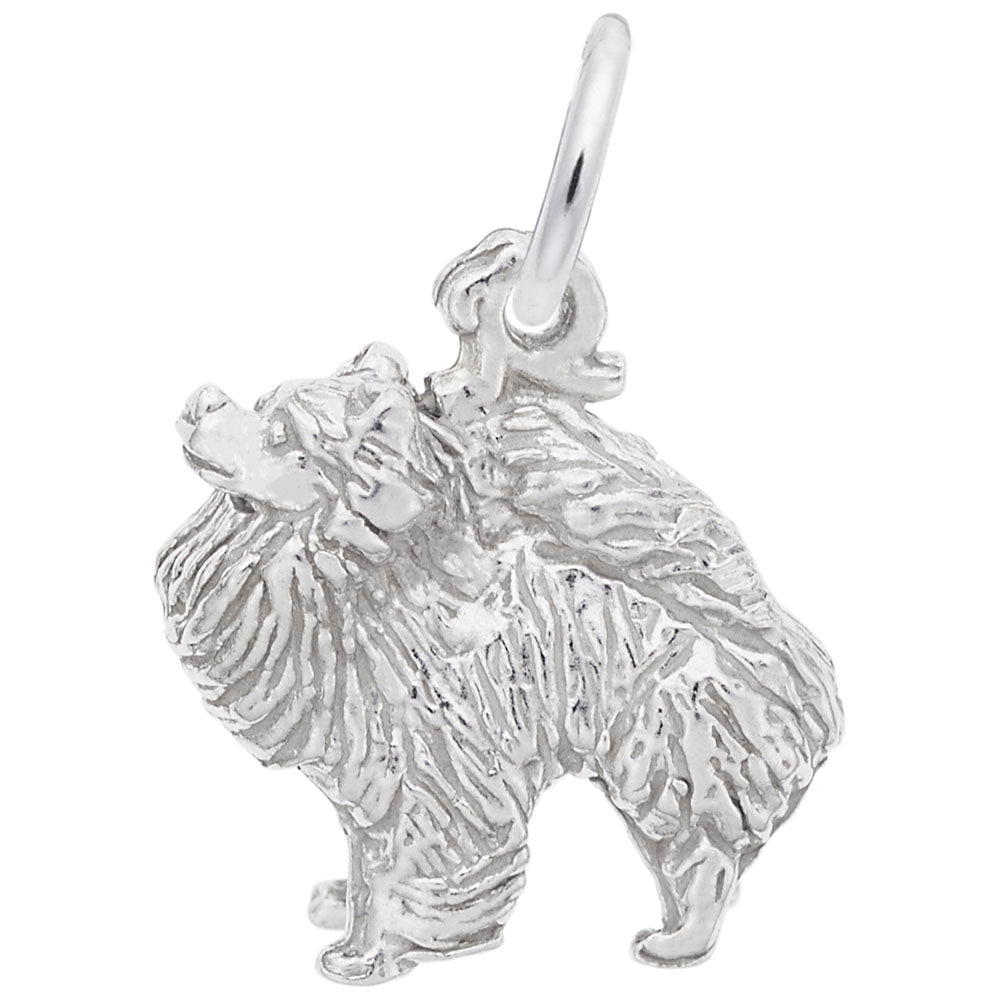 Adorable Pomeranian Dog Charm - Perfect Gift for Pet Lovers 1758