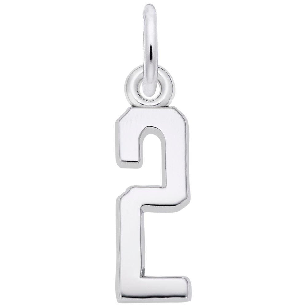 Personalized That's My Number 2 Charm - Customizable Jewelry Gift 1761-002