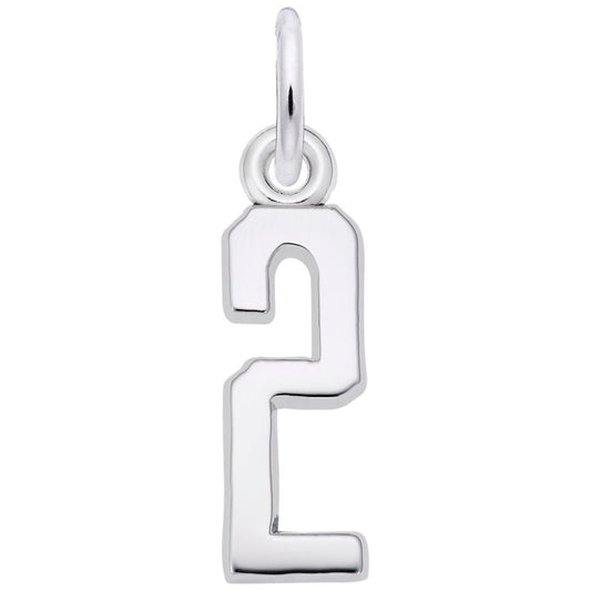 Personalized That's My Number 2 Charm - Customizable Jewelry Gift 1761-002