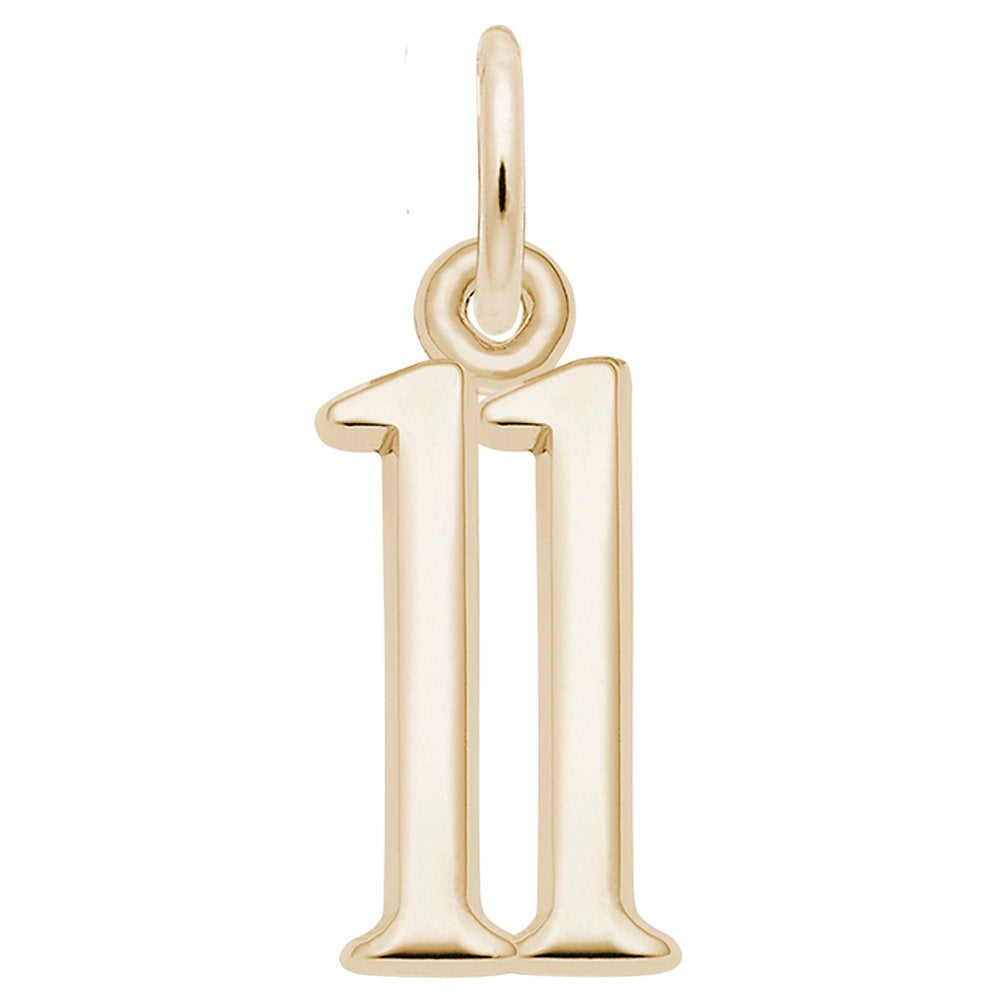 Personalized 'That's My Number' Charm - Customizable 11 Design 1762-011